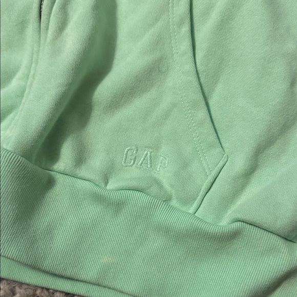 GAP Light Green Zip-up Hoodie - Picture 4 of 6
